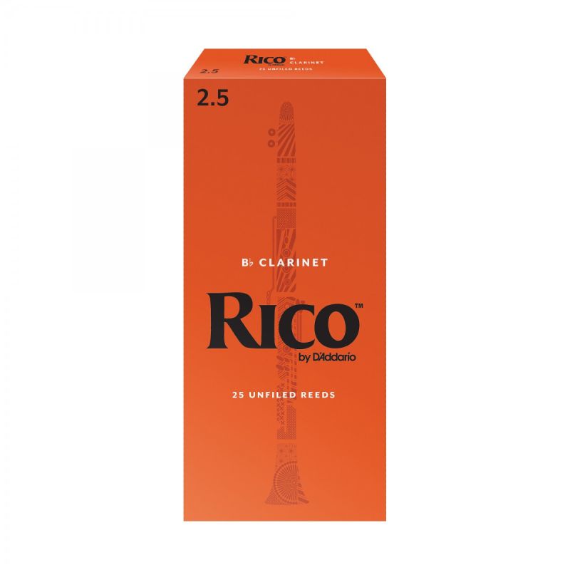 Rico RCA2525 Sib Klarnet Kamışı (25'li) No:2,5 2