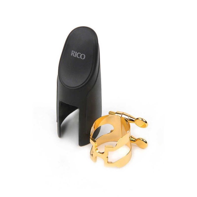 D\'Addario Woodwinds Rico H-Gold Alto Saksafon Bek Bilezik ve Kapak Seti 1