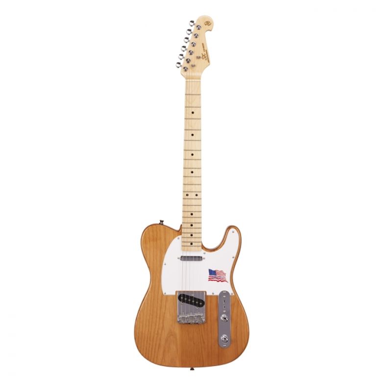 SX Telecaster Elektro Gitar (Naturel) 1