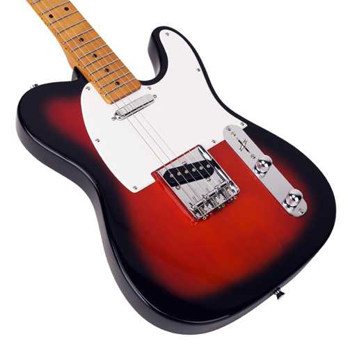SX Telecaster Elektro Gitar (2-Tone Sunburst) 3