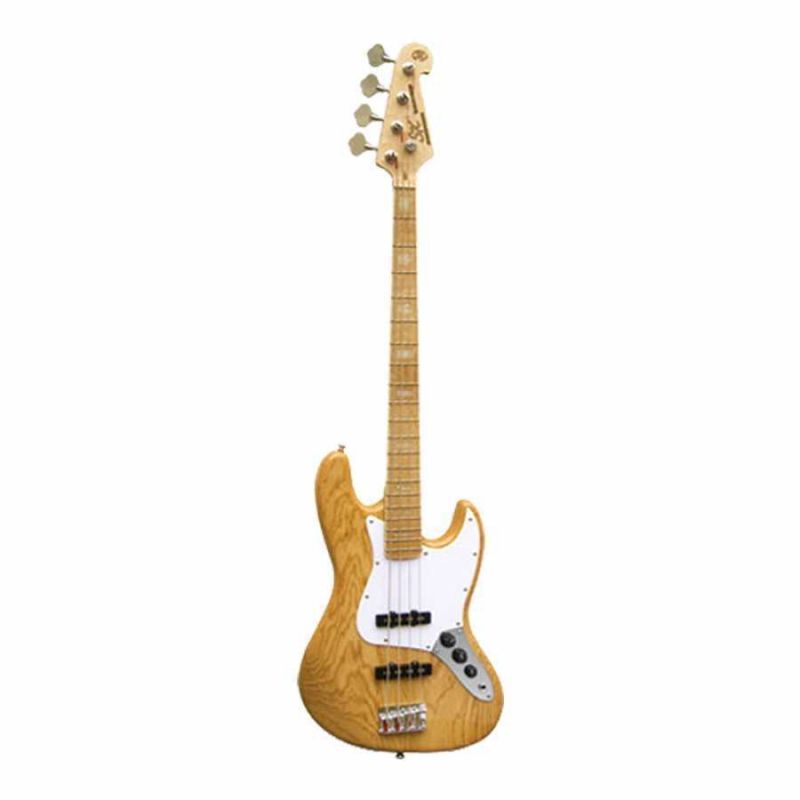 SX SJB/ALDER/NA Bas Gitar (Natural) 1
