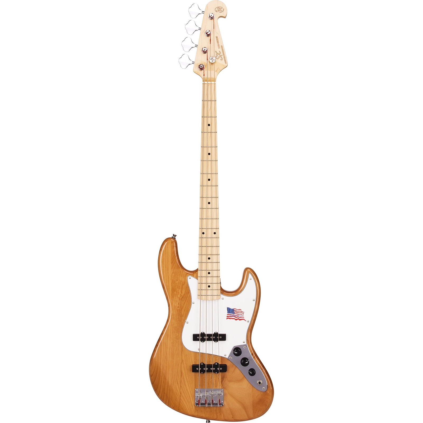 SX SJB/ALDER/NA Bas Gitar (Natural) 2
