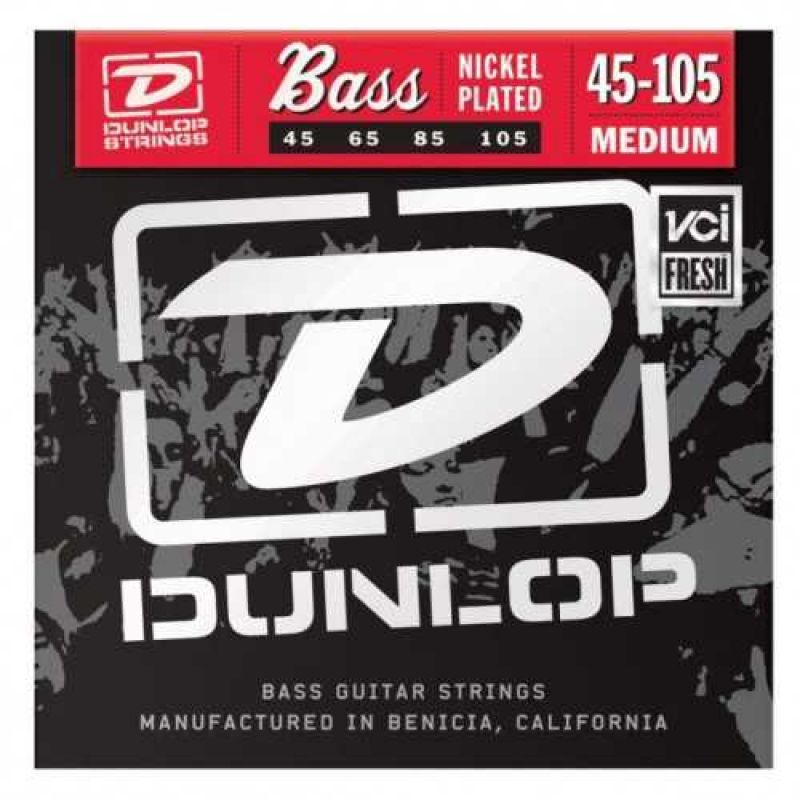 Jim Dunlop DBN45105 4 Telli Bas Gitar Teli (45-105) 1