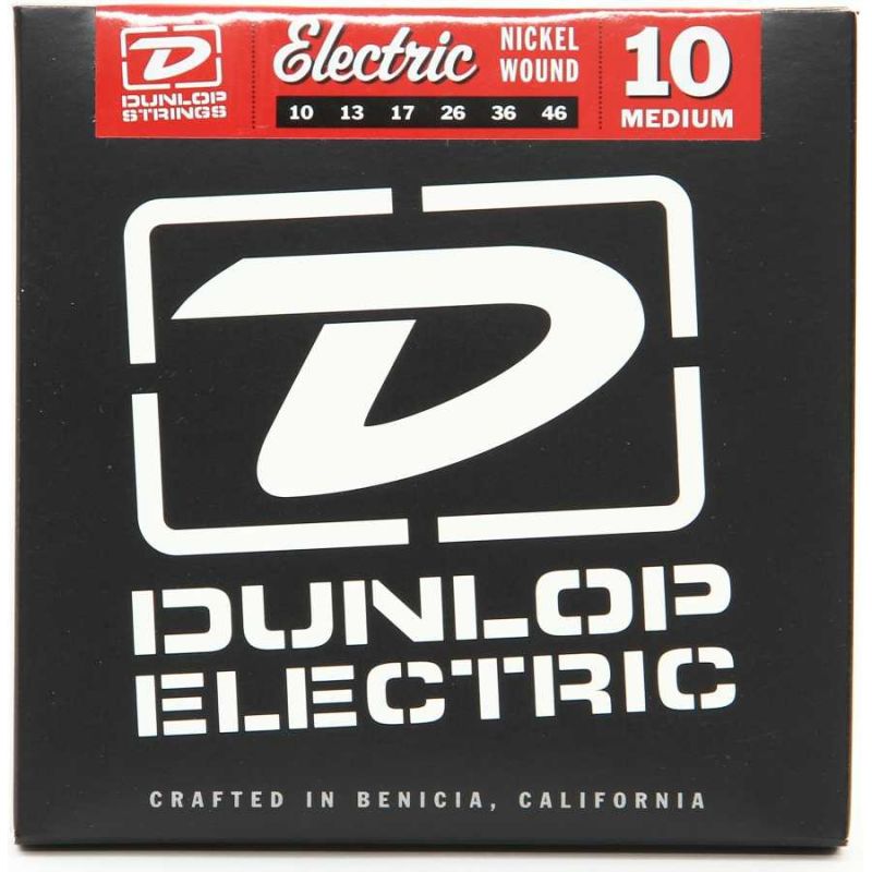 Jim Dunlop DEN1046 Nickel Wound Light Elektro Gitar Teli (10-46) 1