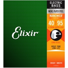 Elixir 14002 Nanoweb Super Light 4 Telli Bas Gitar Teli (40-95) 2