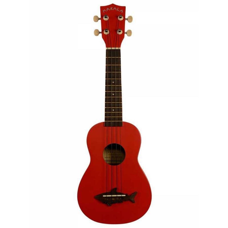 Kala Makala Shark Soprano Ukulele (Kırmızı) 1