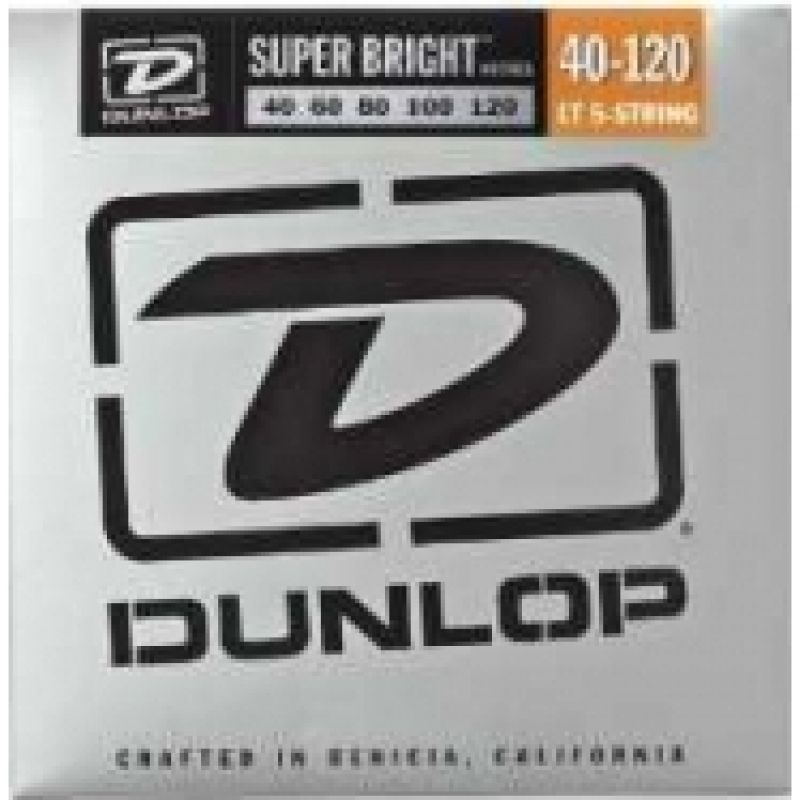 Jim Dunlop DBSBN40120 Nickel 5 Telli Bas Gitar Seti (40-120) 1