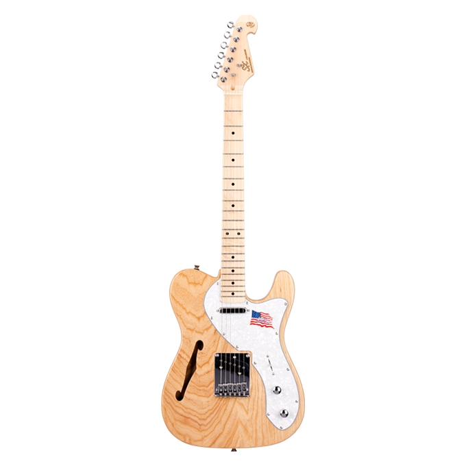 SX Telecaster Elektro Gitar (Naturel) 2