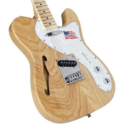 SX Telecaster Elektro Gitar (Naturel) 4