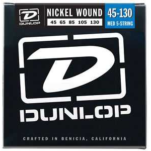 Jim Dunlop DBN45130 Medium 5 Telli Bas Gitar Tel Seti (45-130) 2