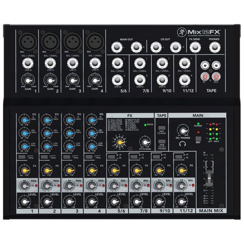 Mackie Mix12FX 12 Kanal Efektli Deck Mikser 2