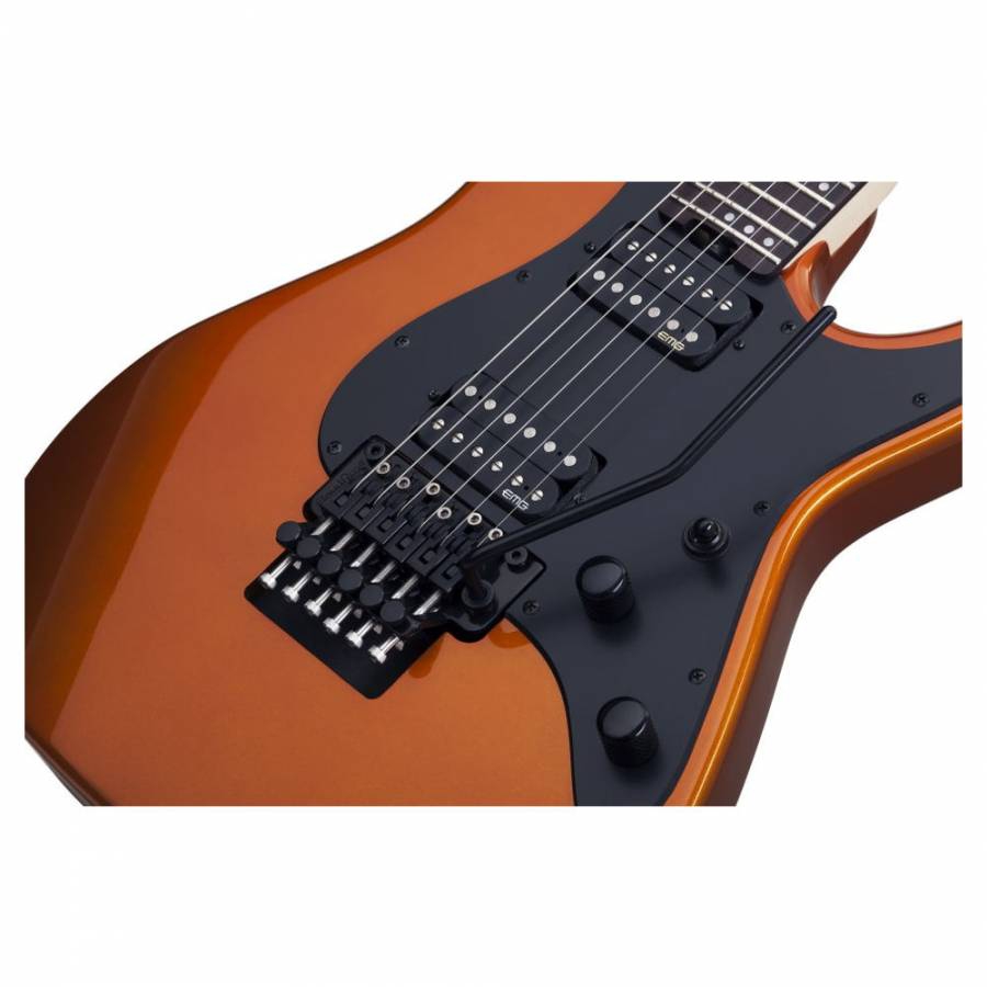 Schecter Sun Valley Super Shredder FR Elektro Gitar (Lambo Orange) 5