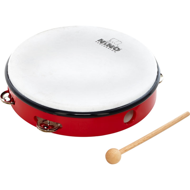 Nino NINO24R Abs Tambourine 10'' Jingle Drum 3