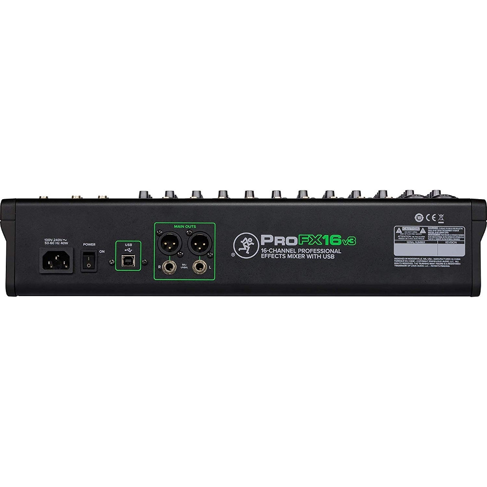 Mackie PROFX16 V3 16-Kanal 4-Bus Profesyonel Efektli Mikser 5