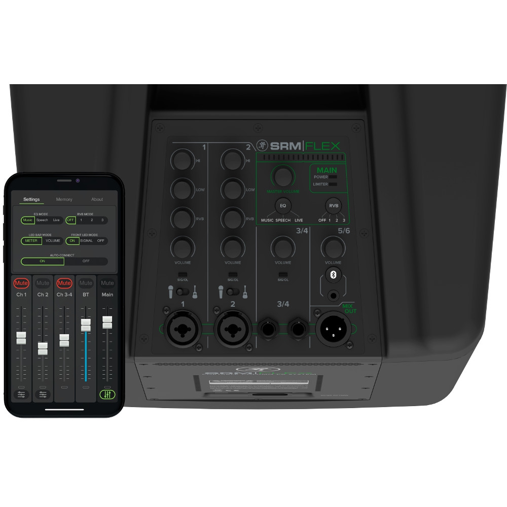 Mackie SRM-Flex Portatif Kule PA Sistem 4