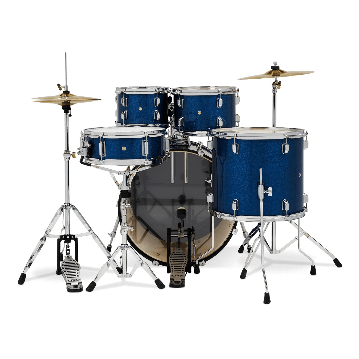 PDP Drums Centerstage 22'' 5-Parça Akustik Davul Seti (Royal Blue Sparkle) 3