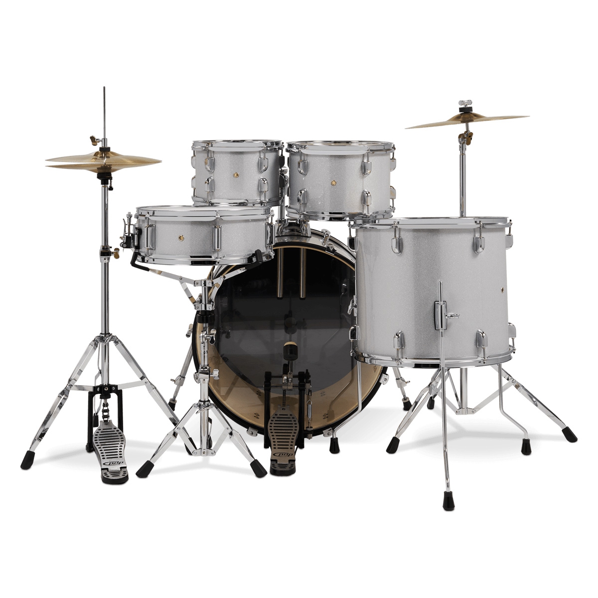PDP Drums centerstage 22'' 5-Parça Akustik Davul Seti (Diamond White Sparkle) 4