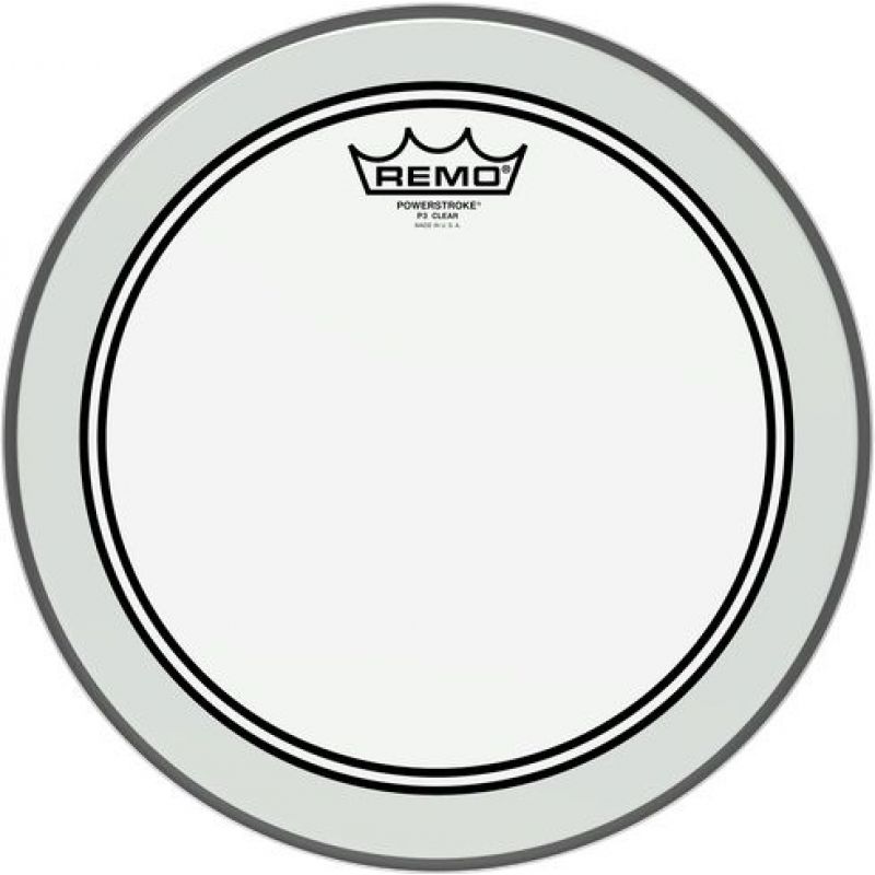 REMO P3-0312-BP- Powerstroke® P3 Şeffaf 12\" Davul Derisi 1