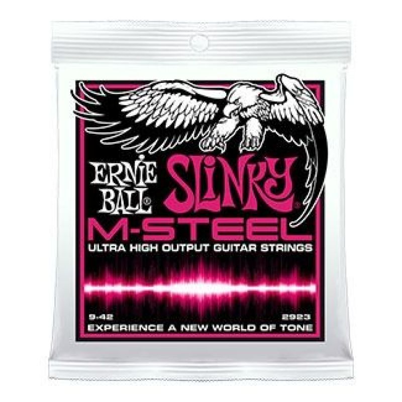 Ernie Ball P02923  M-Steel Super Slinky 0.09 - 0.42 Elektro Gitar Teli 2