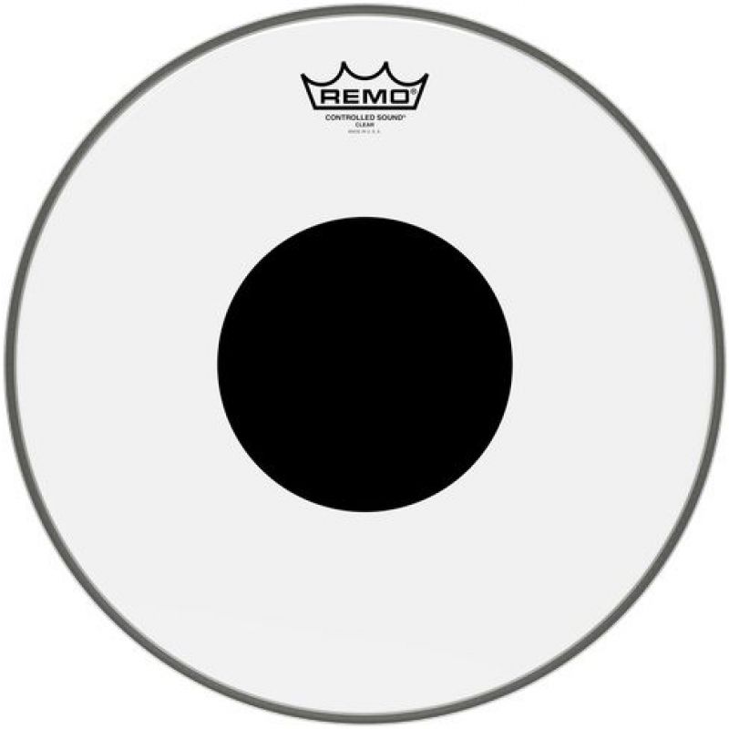 REMO CS-0314-10- Controlled Sound® Şeffaf Top Black Dot™ 14\" Davul Derisi 2