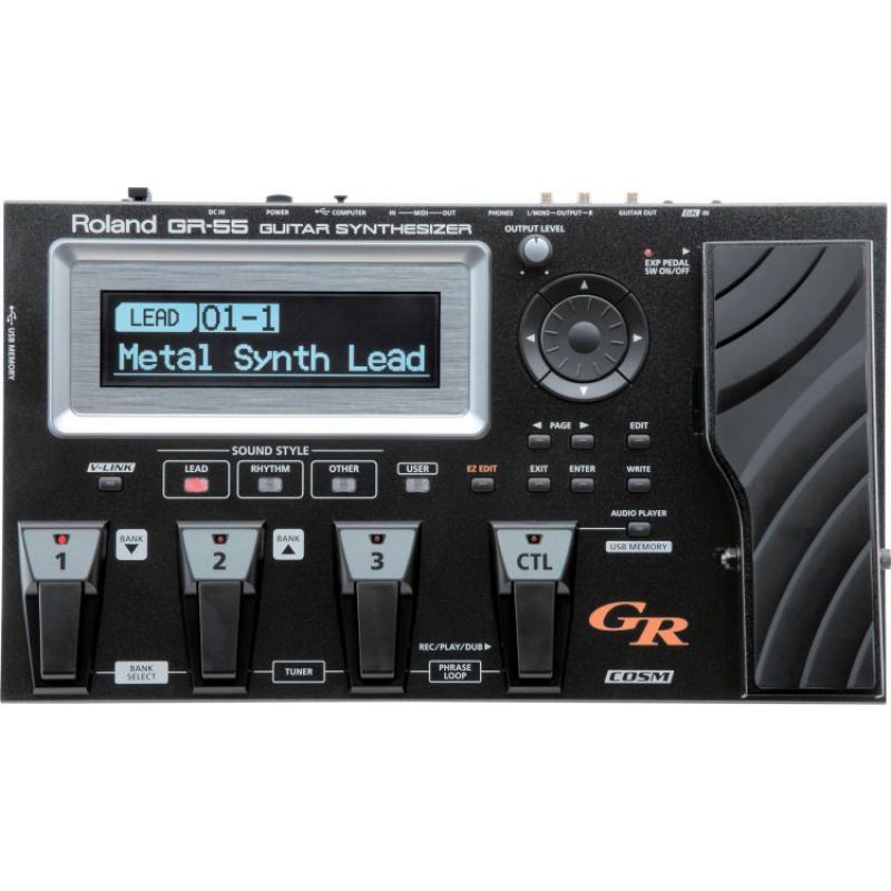 ROLAND GR-55S-BK Gitar Synthesizer - GK3 Manyetik Setsiz 2