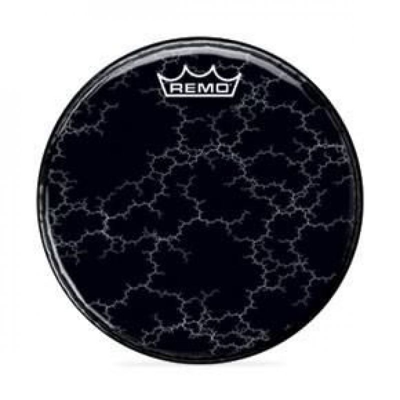 Remo PA-1020-C3- Chromeburst Black Desenli 20\" Bas Davul Derisi 1