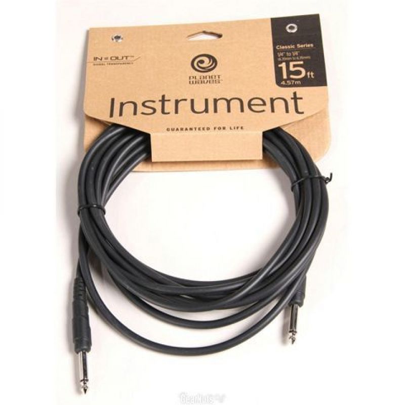 Planet Waves PW-CGT-15 4.5 Metre Enstrüman Kablosu (4,57 mt) 1