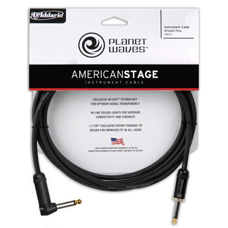 Planet Waves PW-AMSGRA-20 American Stage Guitar Cable 6 metre Enstrüman Kablosu (6 mt) 1