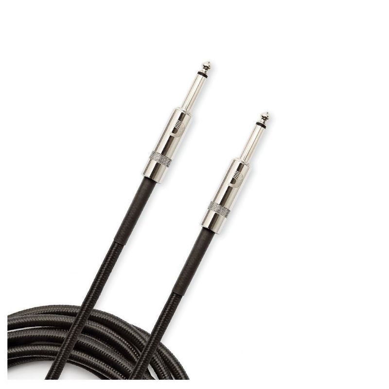 DAddario PW-BG-20BK Custom Series Braided Instrument Cable Enstrüman Kablosu (6 mt 1