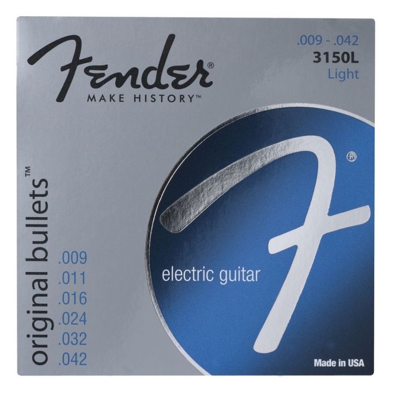 Fender Original Bullet 3150L Pure Nickel .009-.042 Elektro Gitar Teli 1