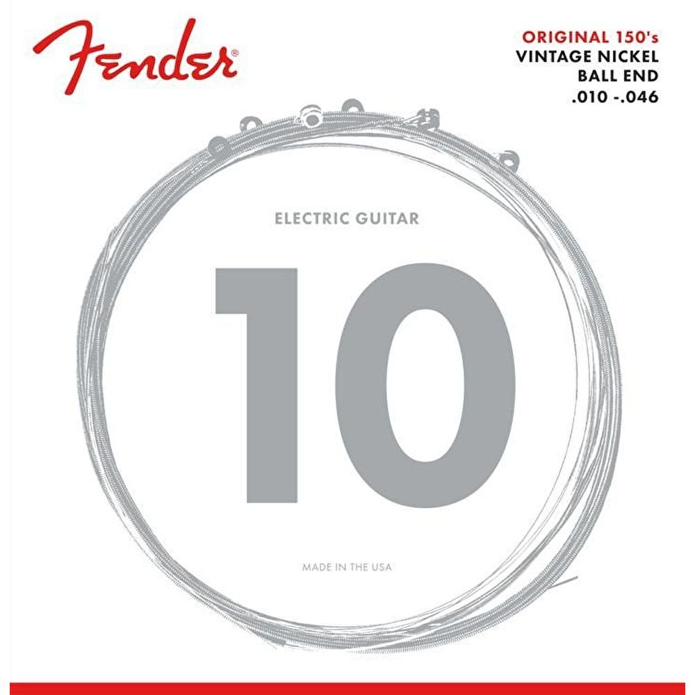 Fender Original 150 Pure Nickel Wound Ball End 150R .010-.046 Elektro Gitar Teli 2