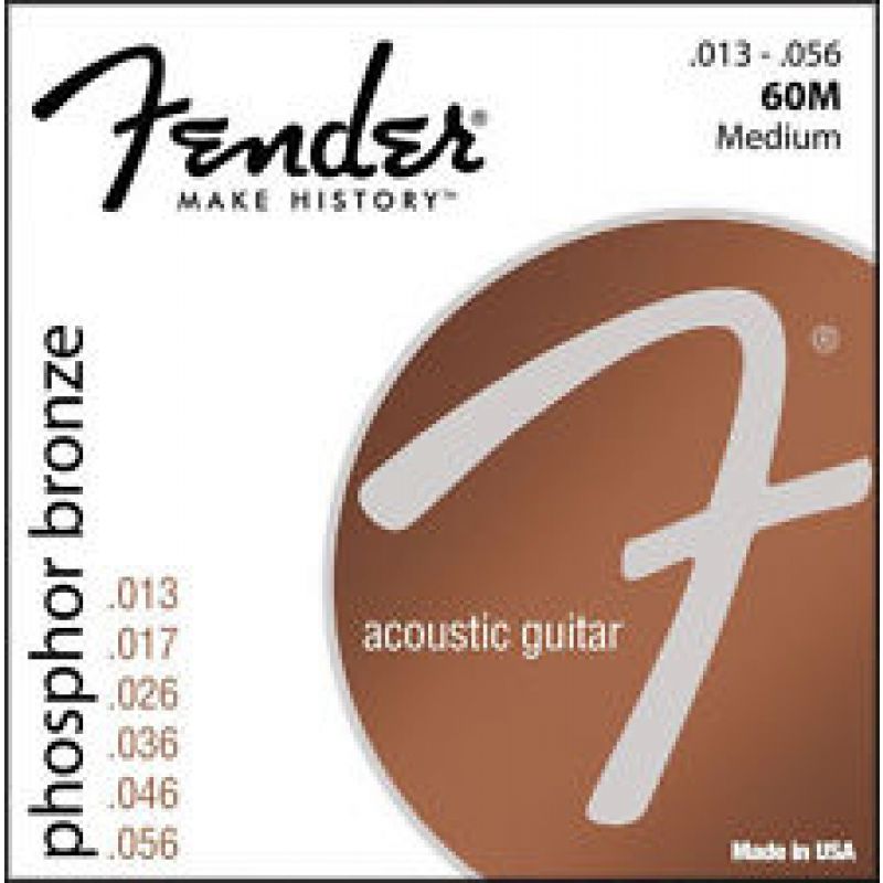 Fender Phosphor Bronze Acoustic Ball End 60M .013-.056 Akustik Gitar Teli 1