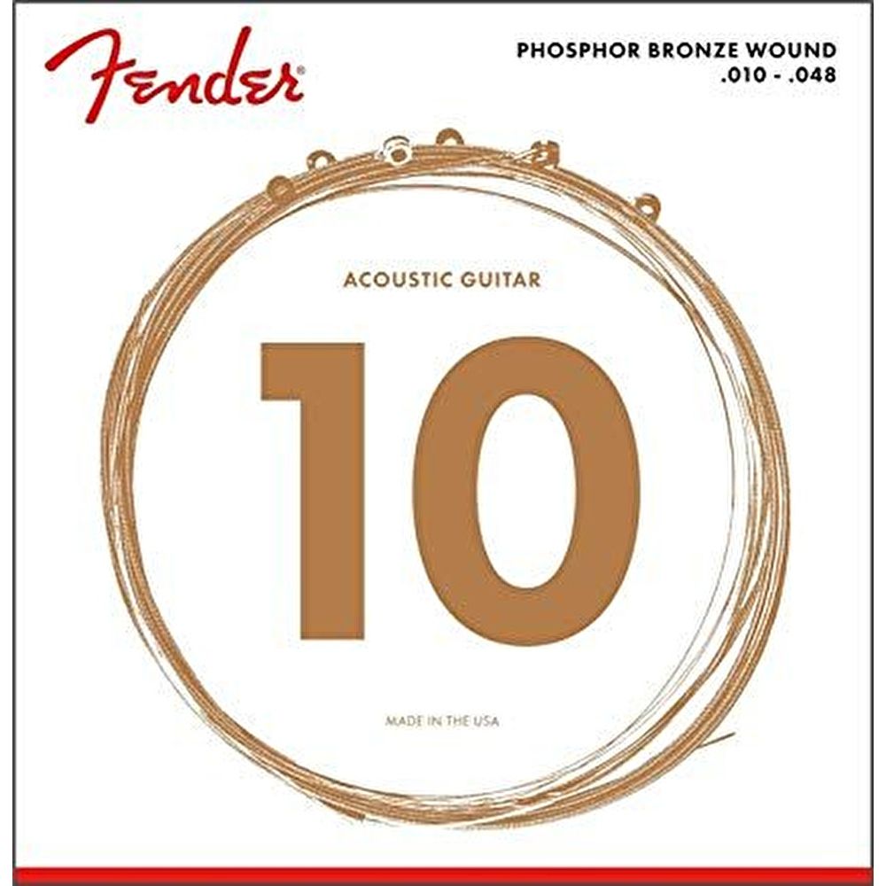 Fender Phosphor Bronze Acoustic Ball End 60XL .010-.048 Akustik Gitar Teli 2
