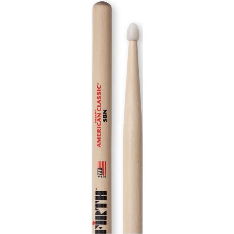 VIC FIRTH 5BN - American Classic 5B Naylon Uçlu Baget 1