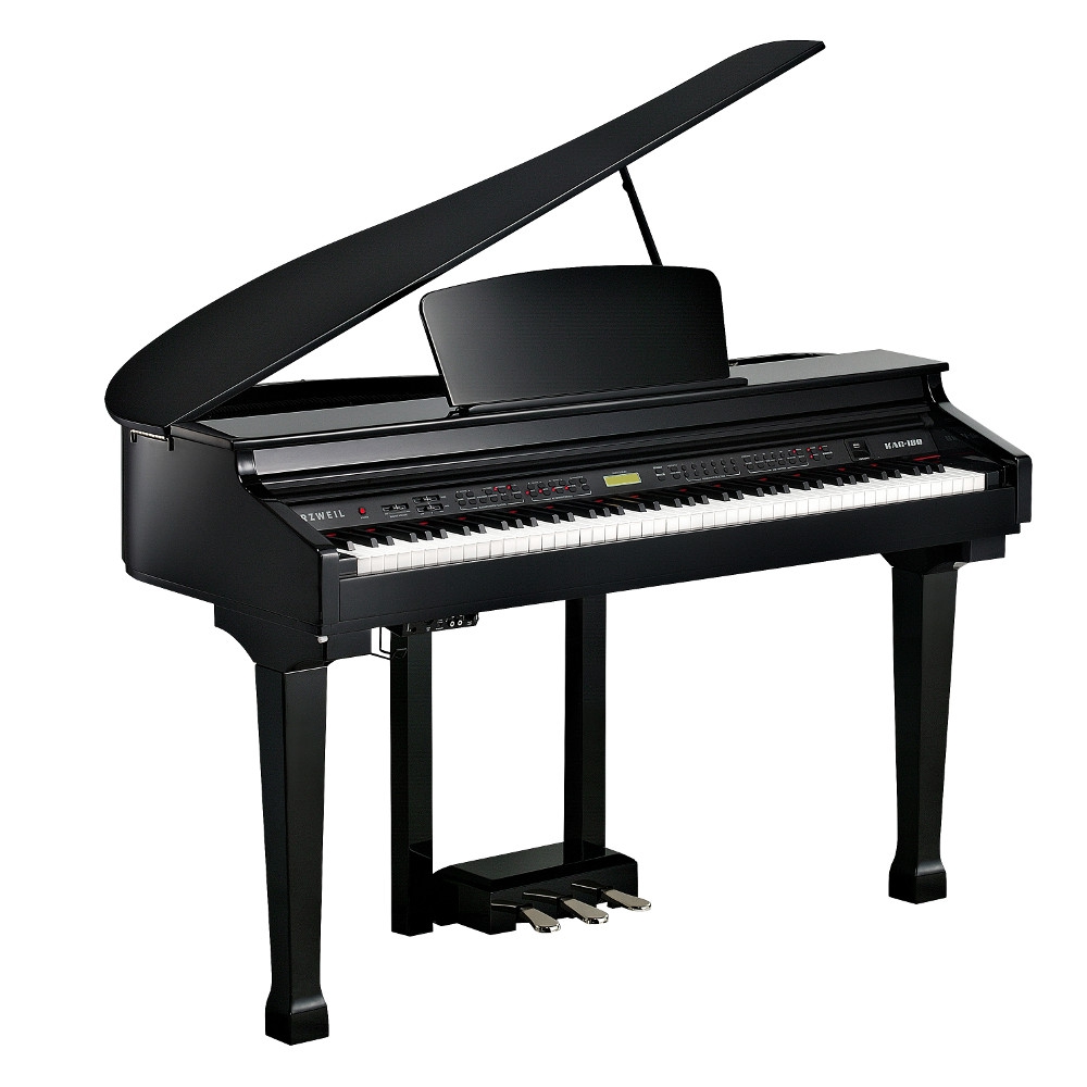 Kurzweil KAG100EP Dijital Kuyruklu Piyano (Parlak Siyah) 2