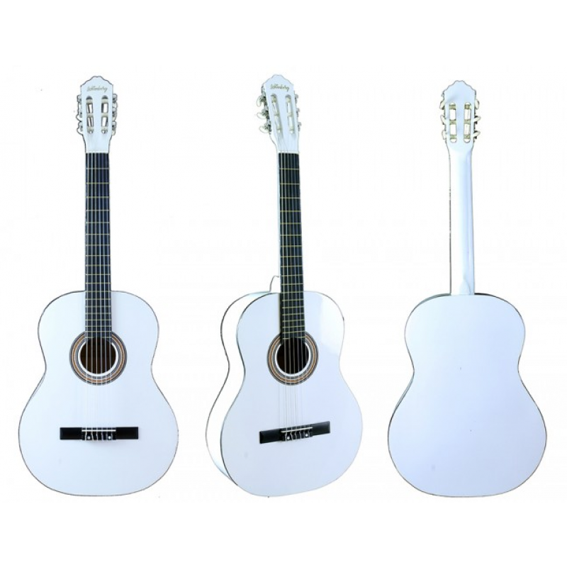 Lichtenberg CG851 Beyaz Klasik Gitar (Taşıma Çantası Hediyeli) 1