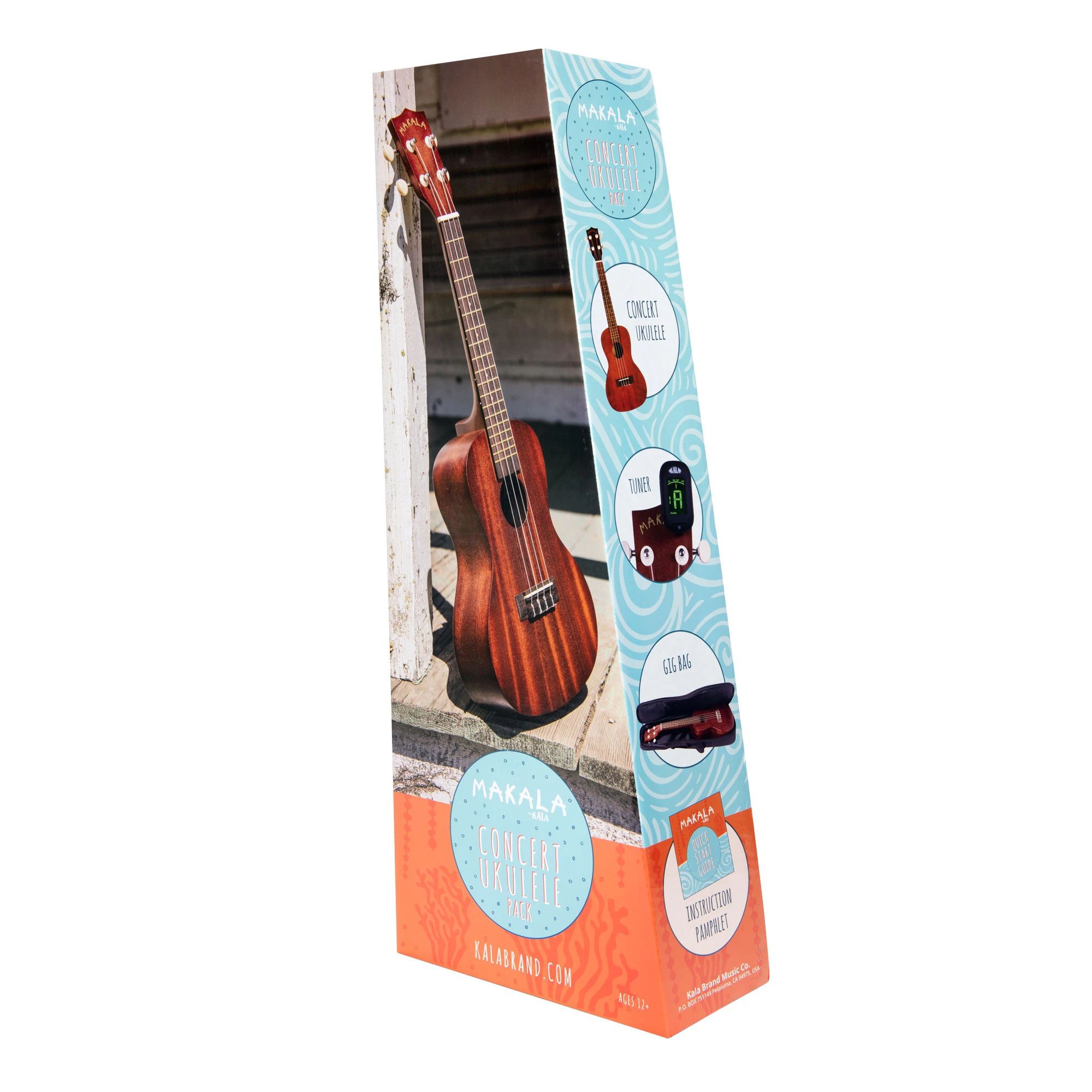 Kala MK-C/PACK Makala Concert Ukulele Seti (Natural) 4