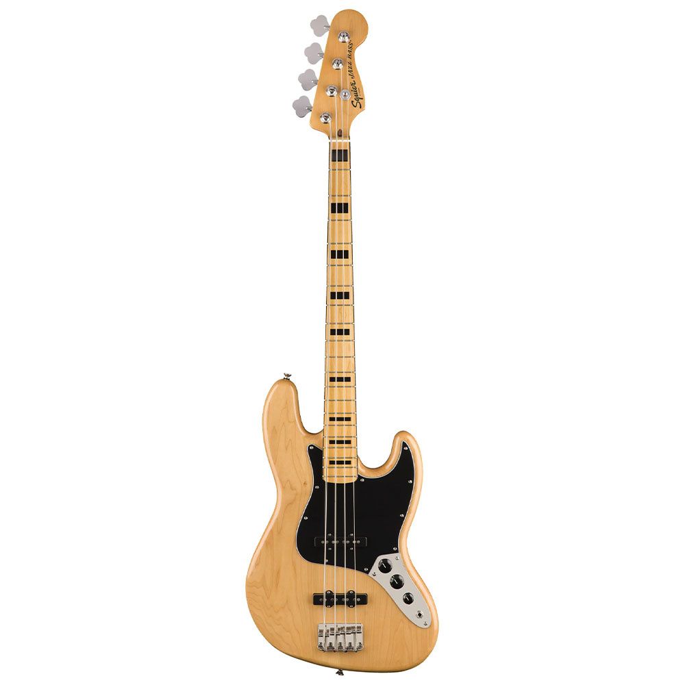 Squier Classic Vibe 70s Jazz Bass Akçaağaç Klavye Natural Bas Gitar 2