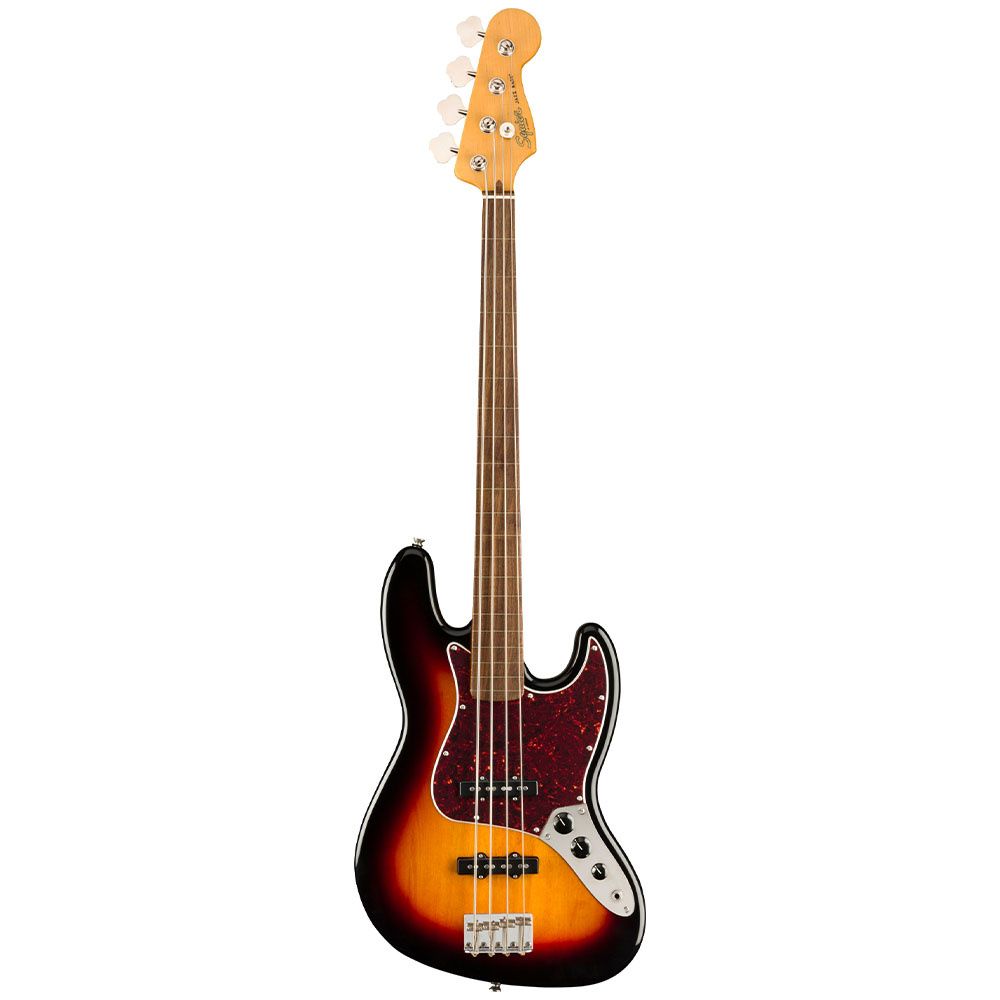 Squier Classic Vibe 60s Jazz Bass Laurel Klavye 3-Color Sunburst Bas Gitar 2