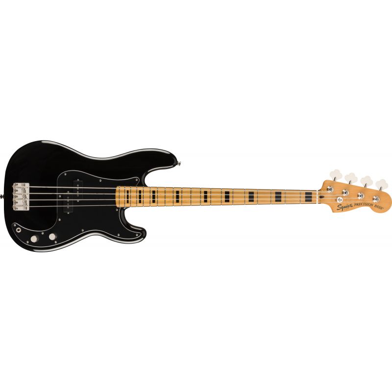 Squier Classic Vibe 70s Precision Bass Akçaağaç Klavye Black Bas Gitar 1