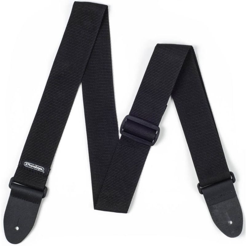 Dunlop D07-01BK 2'' Soft Poly Gitar Askısı 1