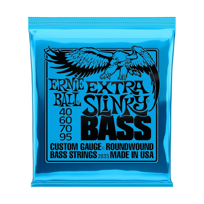 Ernie Ball P02835 Extra Slinky Nickel 40-95 (4 Telli) Bas Gitar Teli 2