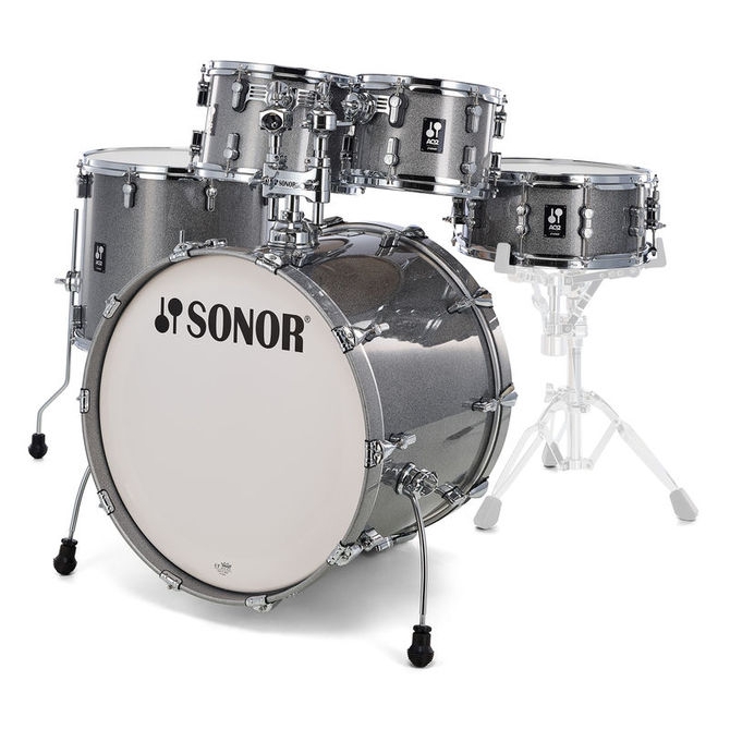 Sonor AQ2 BOP Akustik Davul Seti (Titanium Quartz) 3