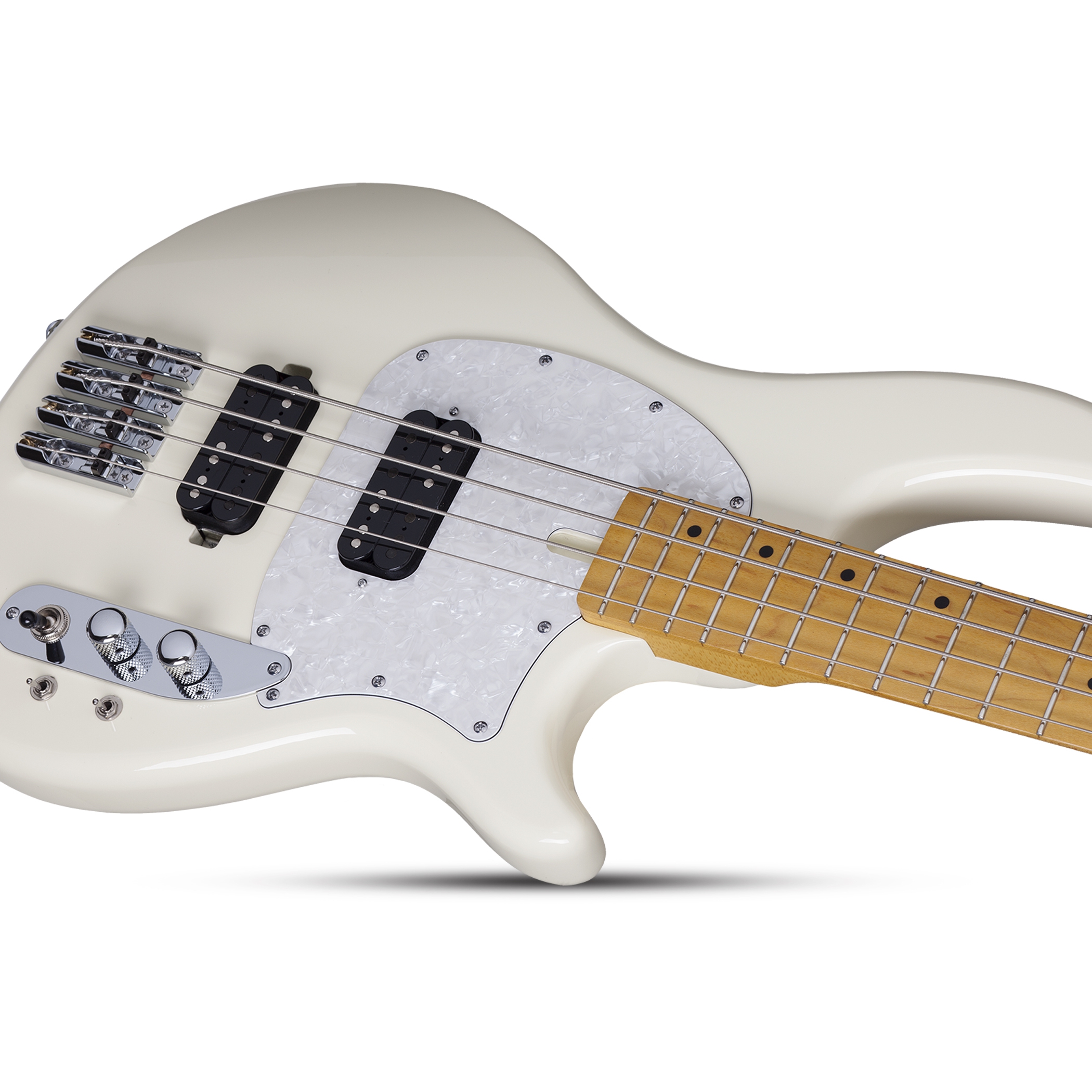 Schecter CV-4 Bass Gitar (Ivory) 4