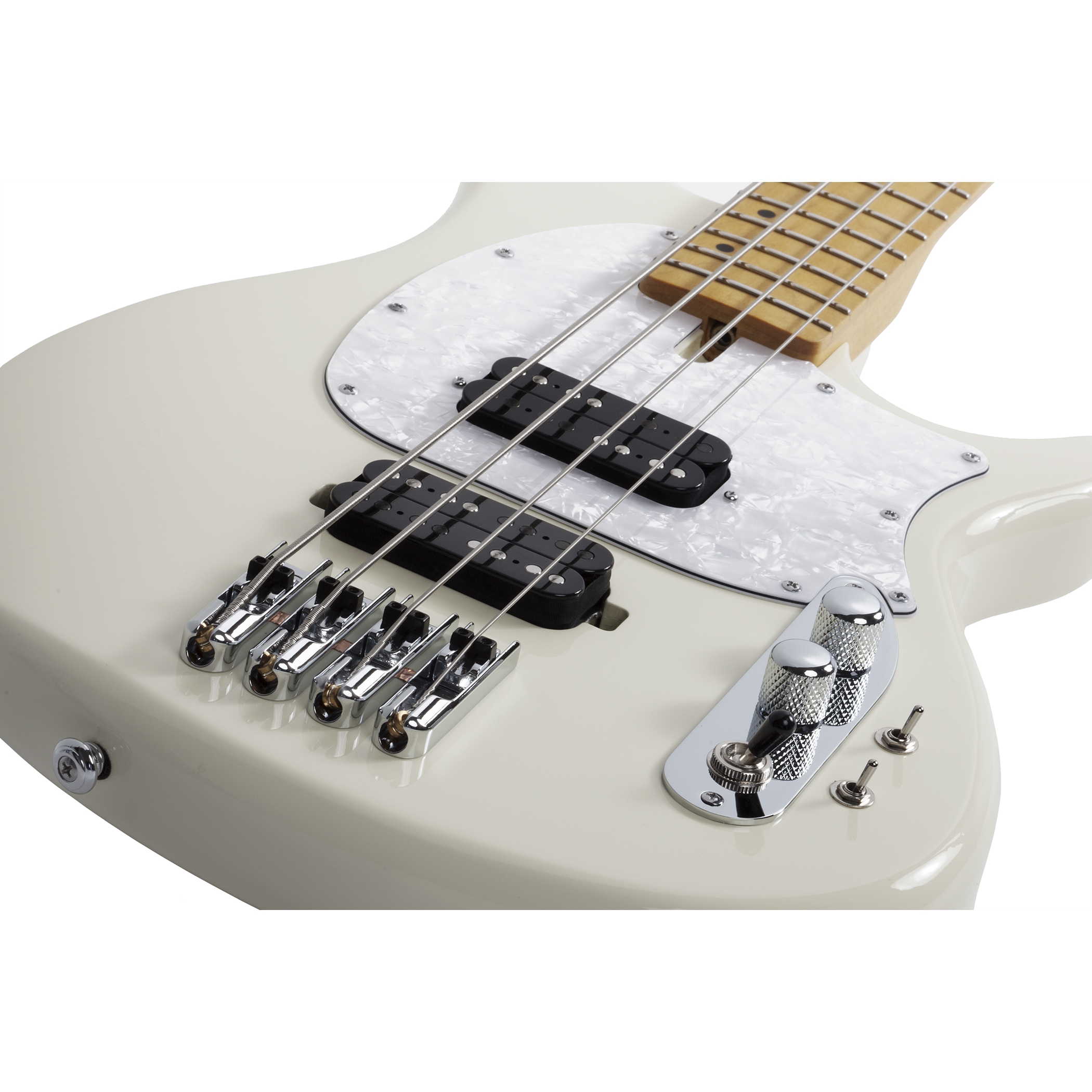 Schecter CV-4 Bass Gitar (Ivory) 5