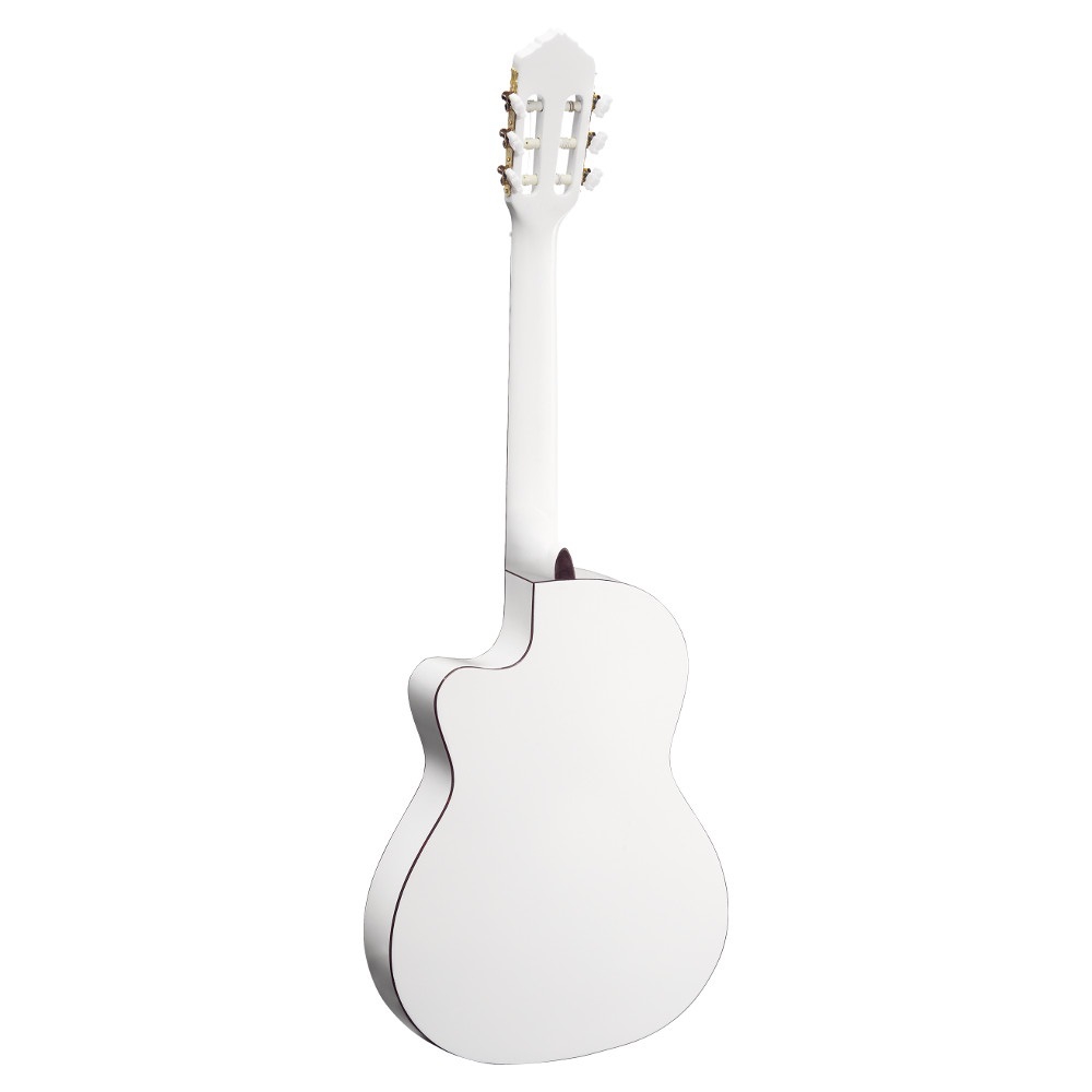 Ortega RCE145WH Thinline Elektro Klasik Gitar (Beyaz) 3