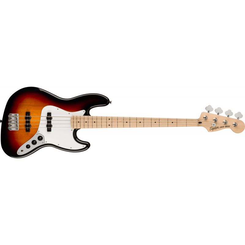 Squier Affinity Jazz Bass Akçaağaç Klavye 3-Color Sunburst Bas Gitar 1