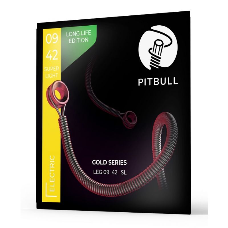 Pitbull Strings Gold Series LEG 09-42 SL LONG LIFE EDITION Takım Tel Elektro Gitar Teli 1