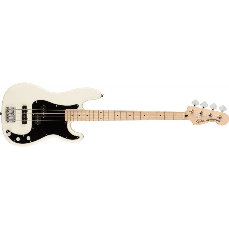 Squier Affinity Precision Bass PJ Akçaağaç Klavye Olympic White Bas Gitar 1