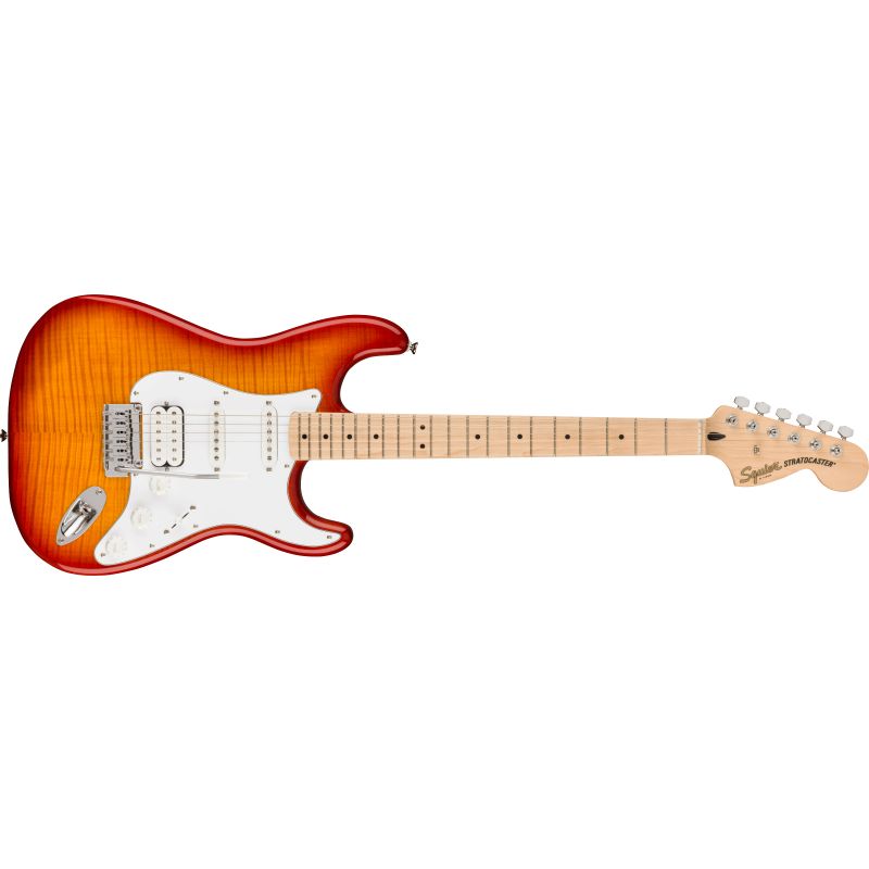 Squier Affinity Stratocaster FMT HSS Akçaağaç Klavye Sienna Sunburst Elektro Gitar 1